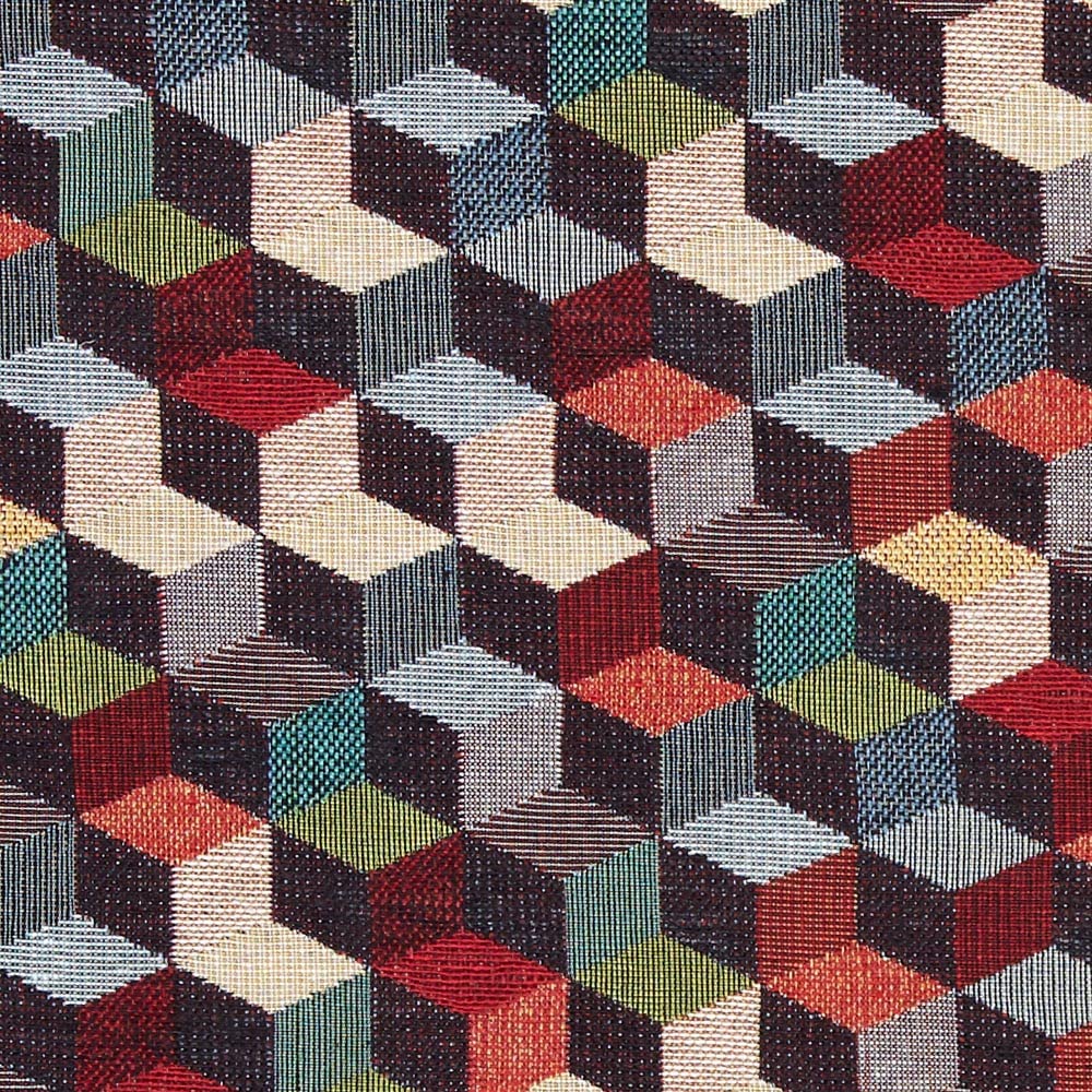 Kt KILOtela - Upholstery Fabric - Jacquard Gobelin - Size: 100 cm length x 280 cm width, Multicoloured, 100 x 280 cm - Image 2