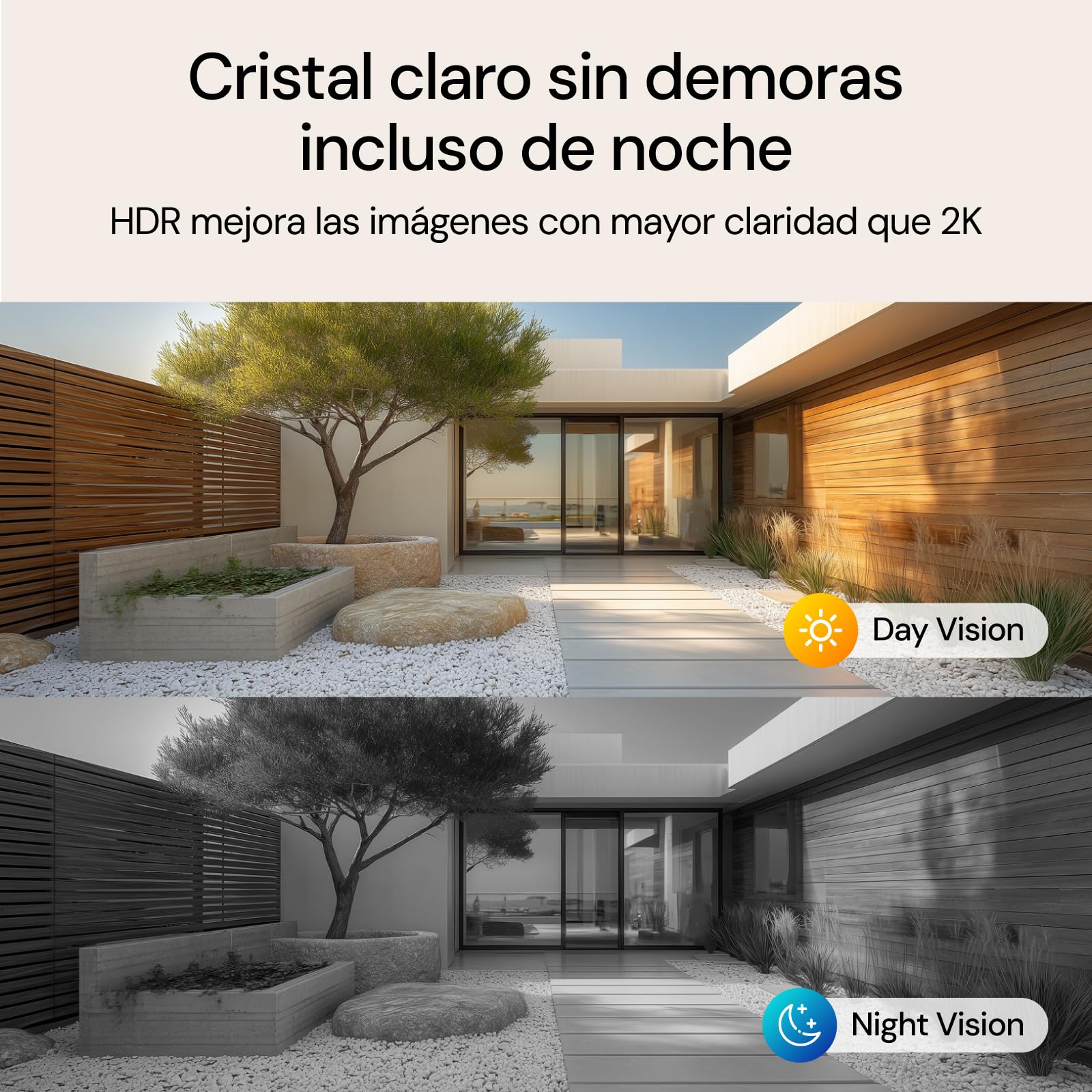 Timbre Inalambrico con Camara Exterior Wifi,Timbre Videoportero Inalámbrico Exterior Impermeable,Detección Humana PIR,Visión Nocturna,Audio Bidireccional,en Tarjeta SD/Nube,Admite Wi-Fi de 2,4/5 GHz