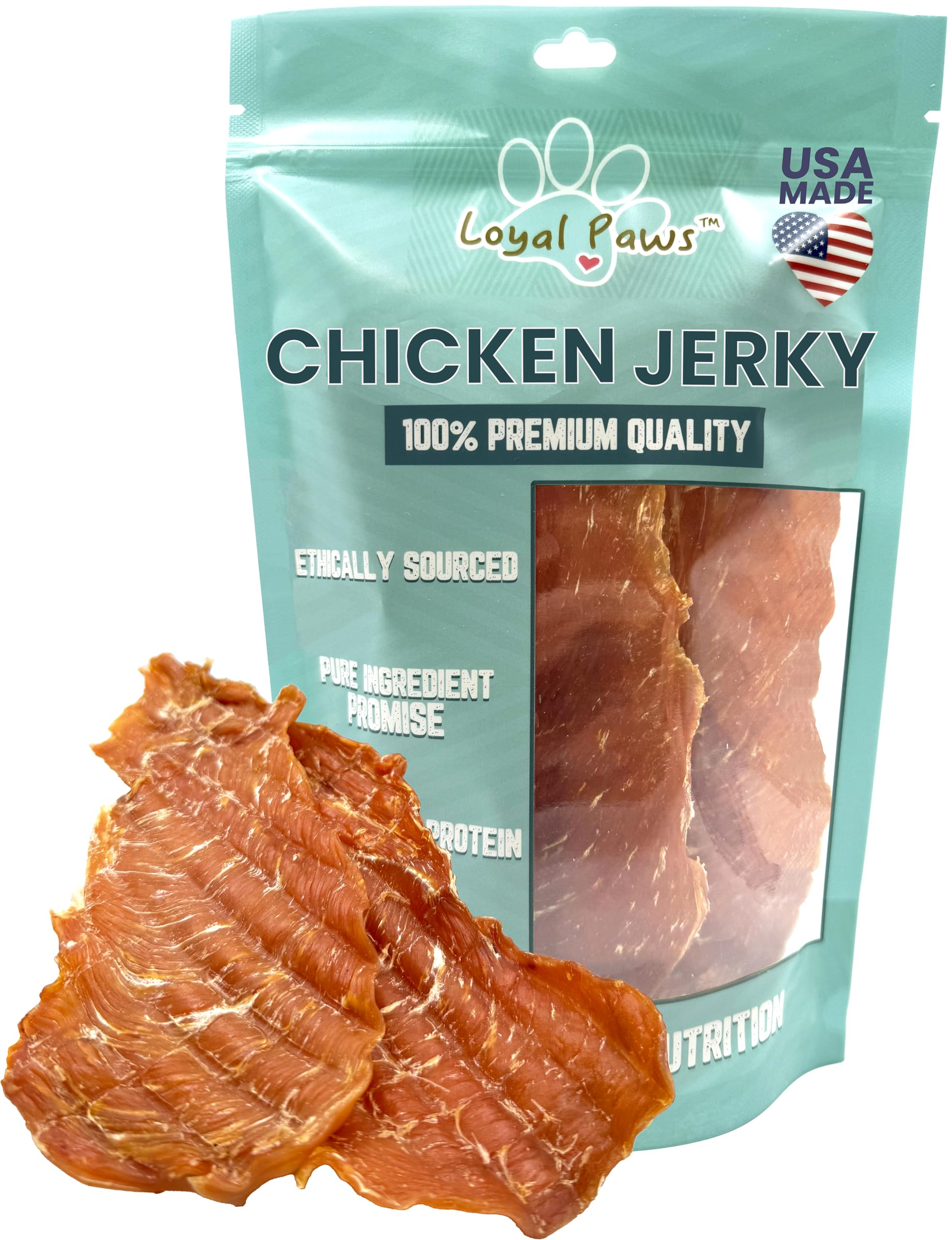 Chicken Strips– Tasty, Nutritious Chicken Jerky Dog Treats, Allergen Friendly, No Fillers, 100% USDA Grade A, Superior Ingredients, Training Treat- Premium Pet Supplies for Happy Pets, 4oz