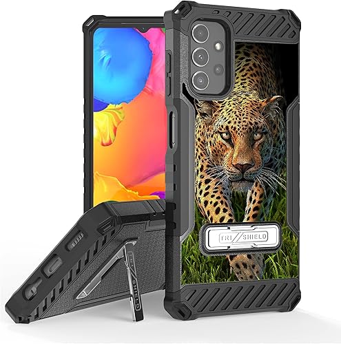 Miniatura 1 de Beyond Cell Tri-Shield - Funda para teléfono con función atril compatible con Samsung Galaxy A04S y A04, M13 5G, A13 4G y 5G, A32 5G, grado militar,