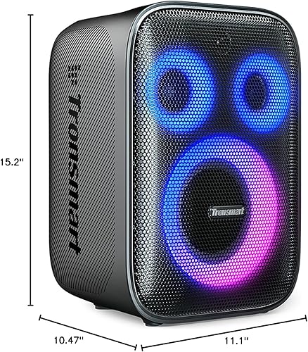 Miniatura 10 de Tronsmart Halo 200 Sistema de altavoces PA activos portátiles con mezclador de 3 canales, transmisión Bluetooth, conexión de altavoz inalámbrico,