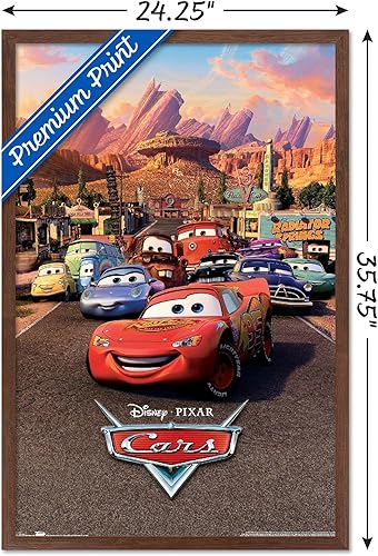 Vista 53 de Trends International Disney Pixar Cars - Póster de pared de una hoja, 14.725 x 22.375 pulgadas, versión premium sin marco