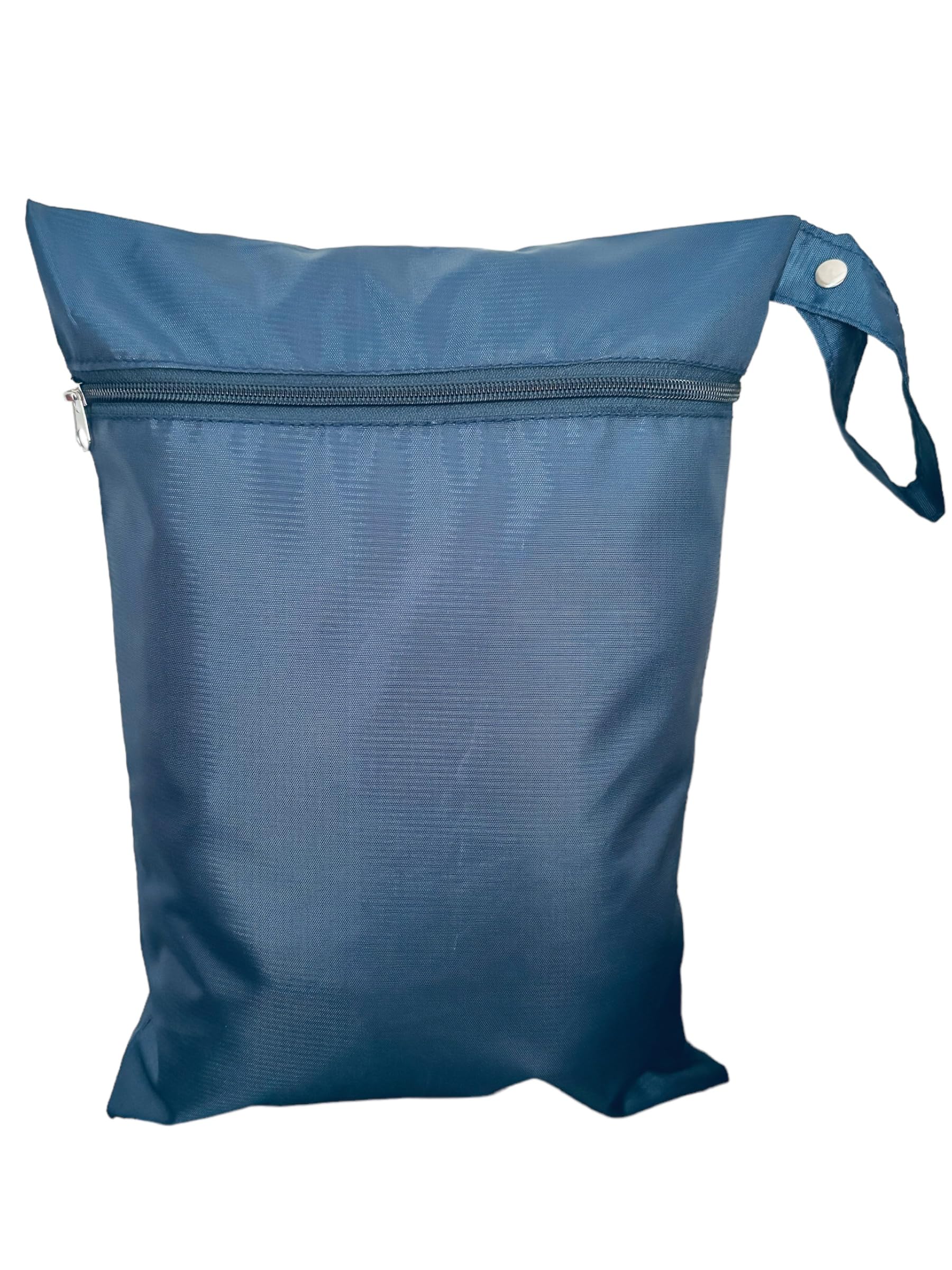 TE Waterproof Wet Bag Washable Reusable for Travel | Clothes Beach Pool Stroller Diapers Dirty Gym Swimsuits Toiletries | Travel Essentials Item (Blue)-image-5