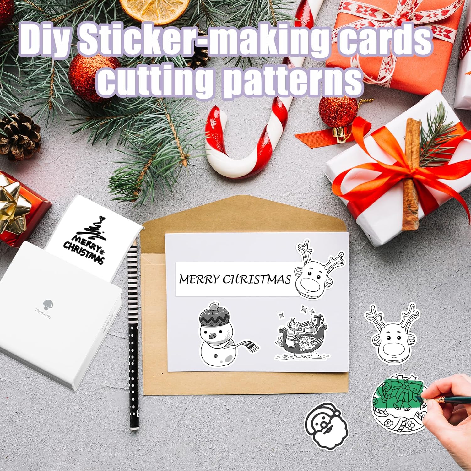 Thermal Sticker Paper Compatible with Phomemo Printer Paper M02/M02 Pro/M02S/P2S/M03/M04S/T02 Mini Sticker Printer- 50mm x 3.5m, 3 Rolls White 2-Year Adhesive Label for Photo,Image,Texts,Notes - Image 4