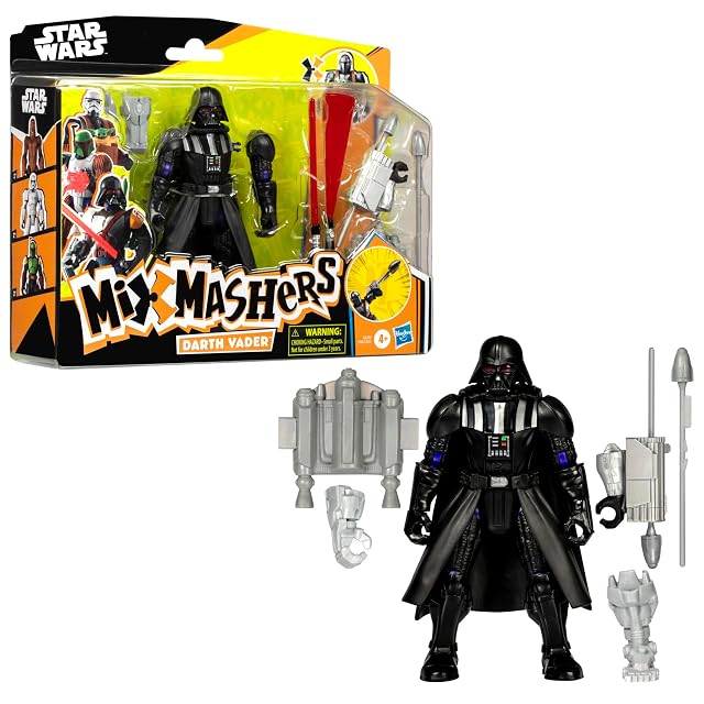 Foto 3 de 8 de MixMashers Star Wars™, Darth Vader, Figura Mix-and-Match Deluxe y Accesorios