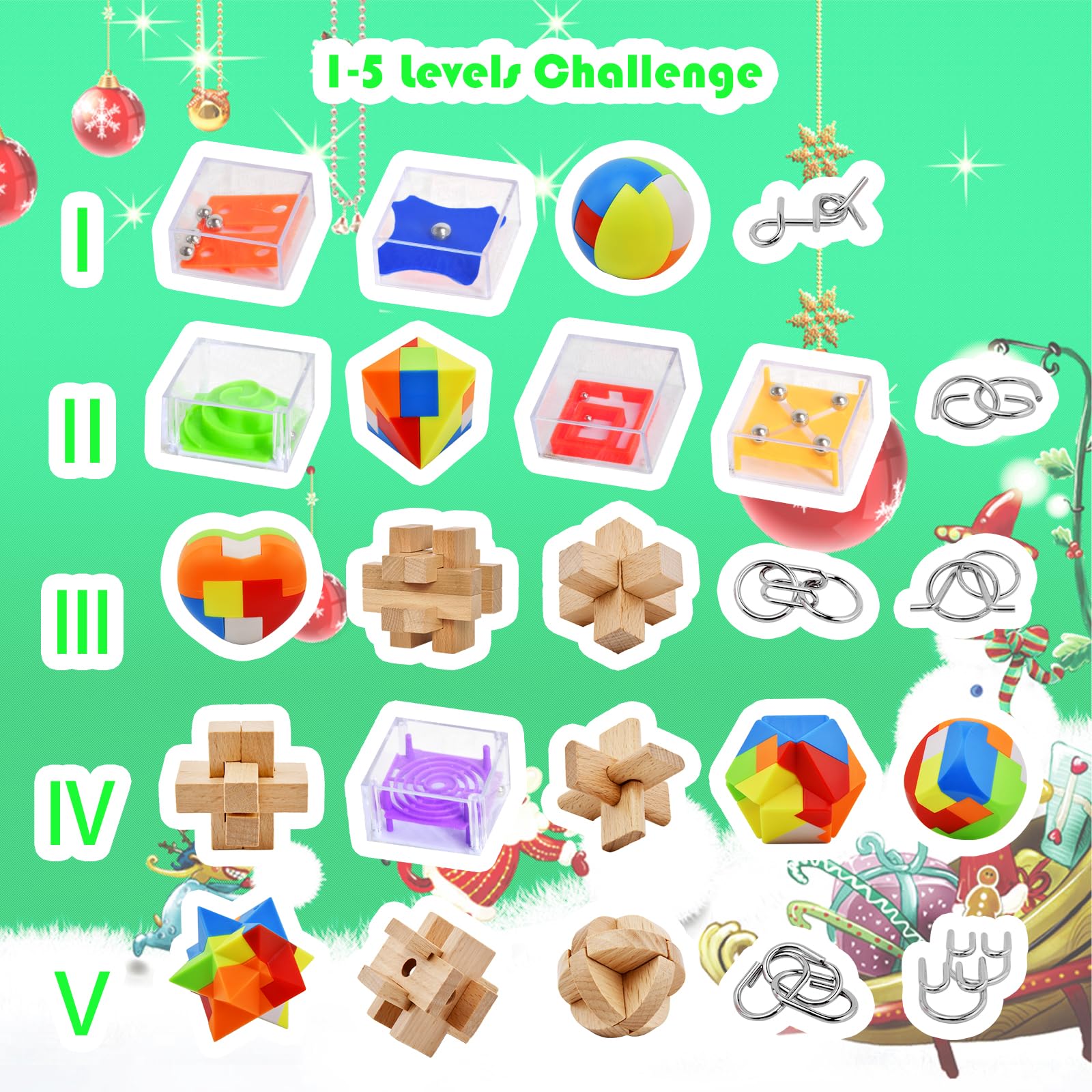 Brain Teaser Puzzle Advent Calendar - Image 2
