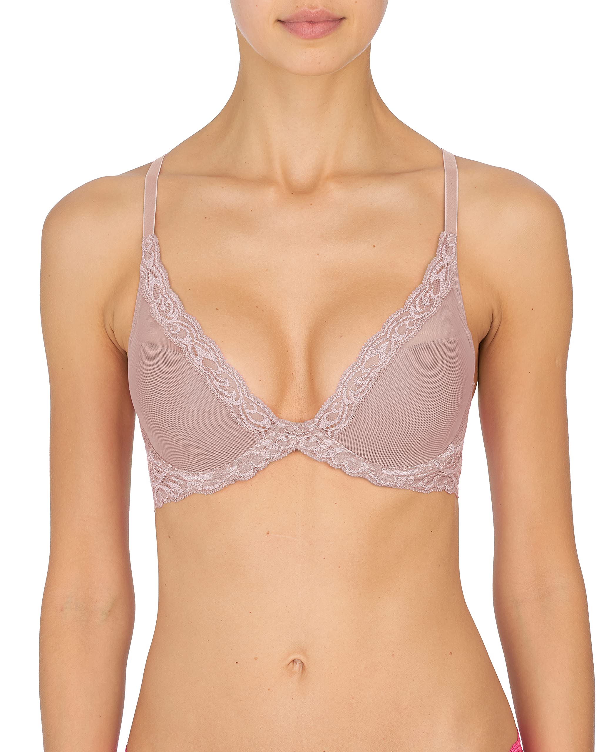 Natori Women Feathers Lace Plunge T-Shirt Bra — view 5