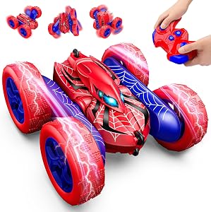 Remote Control Cars for Kids, vicia RC Car Kids Toys for 3 4 5 6 7 8 Year Old Boys Outdoor Toy Boys Toys 8-10 4WD 2.4GHZ Electric Stunt Car Christmas Easter 3-9 Year Old Boy Gift Ideas