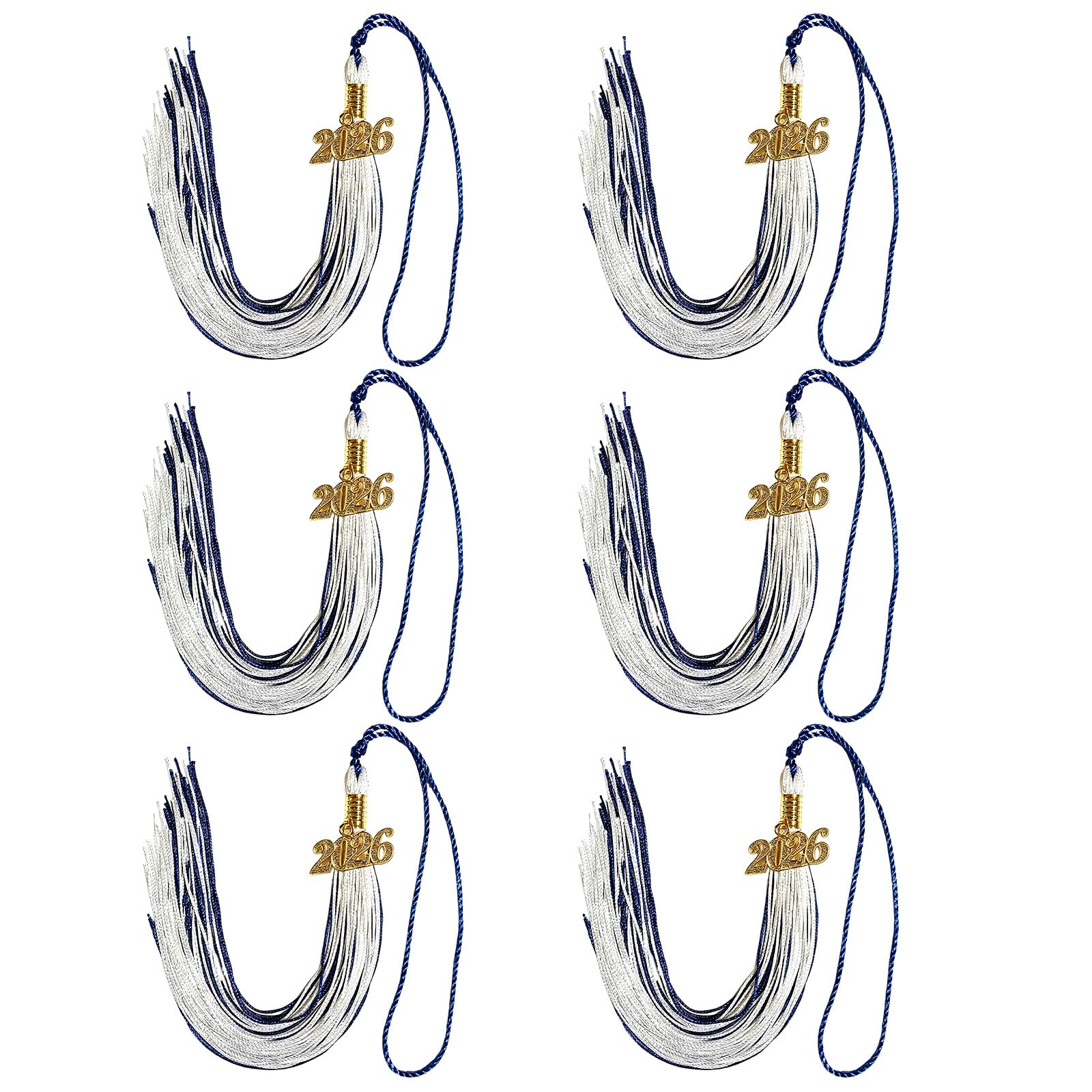 Graduation Tassels 2026 Year Identifier Easy Installation for Cap and Craft Projects Soft Polyester Tassels