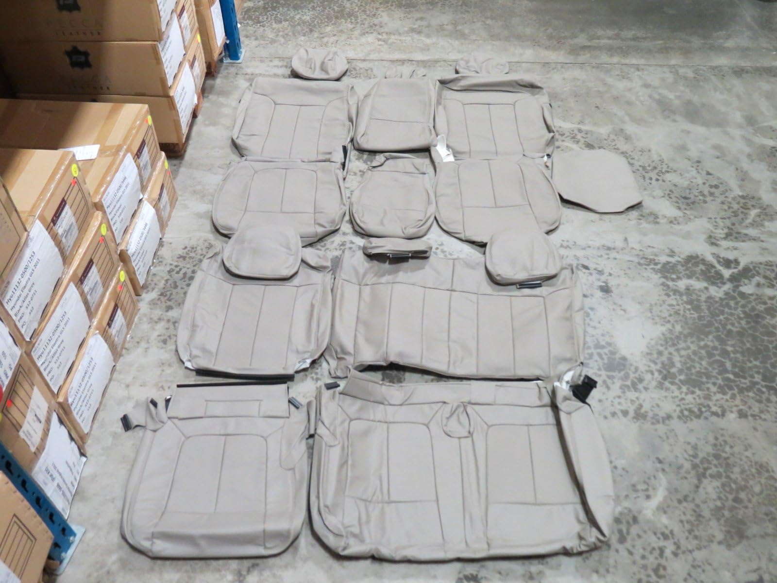 F-150 XLT Super Crew '2013 Factory Leather Interior replacement Seat Cover Upholstery Kit