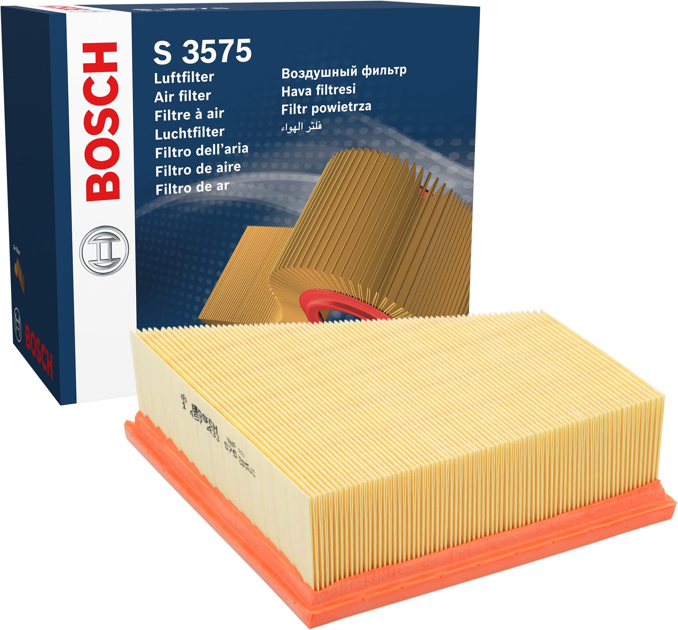 Bmw E90 Filtro De Aire Bosch S3579 - Alta Capacidad De Filtrado