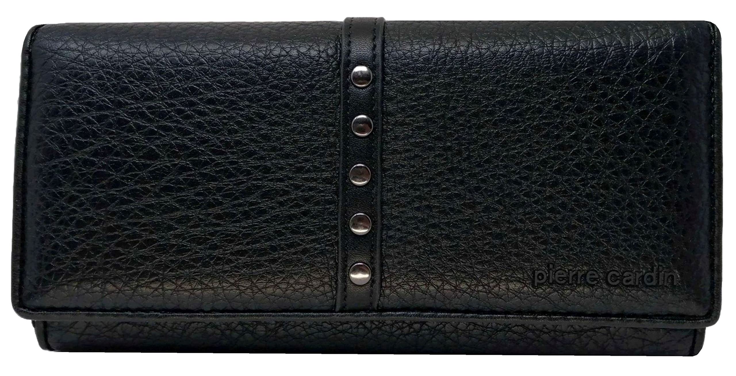 Pierre Cardin Cartera de Mujer, Bonita, Grande, espaciosa, Piel, RFID, Regalo, Cartera con Monedero, Tarjetero, Cartera niña