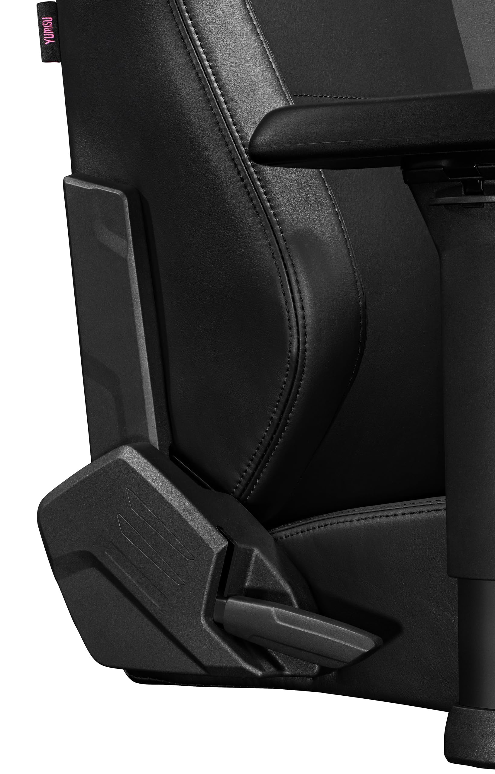 2054F Sedia da ufficio, da gioco, nera - Sedile gaming con cuscini magnetici per collo e lombari - in pelle PU con braccioli 4D - Poltrona con ruote in gomma silenziose 150 kg
