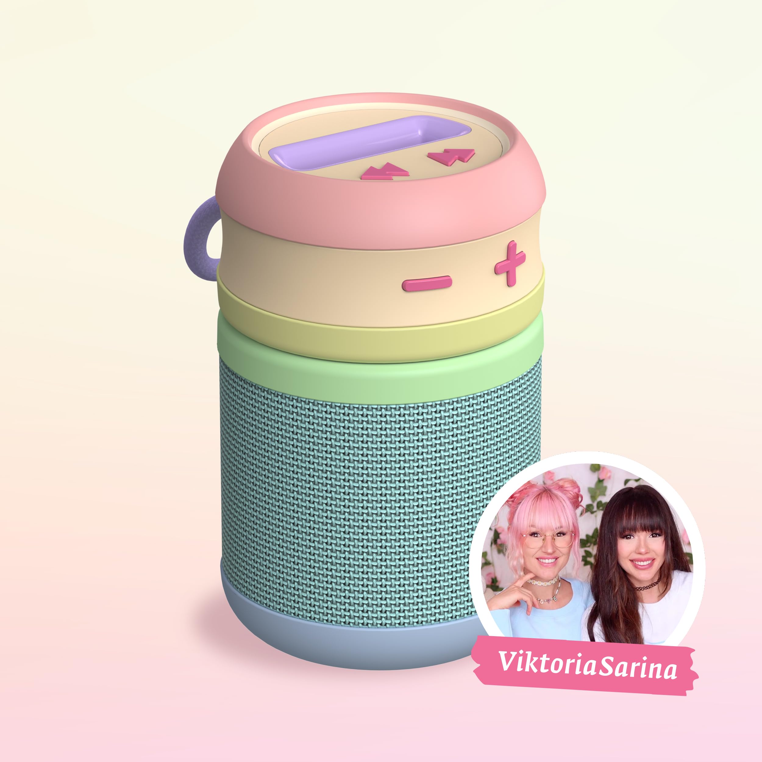 Galakto ViktoriaSarina Special Edition - Reproductor de música para niños y Juegos de Audio para niños en casa y de Viaje, edición Especial, sin Internet, fácil de Usar, batería de Larga duración