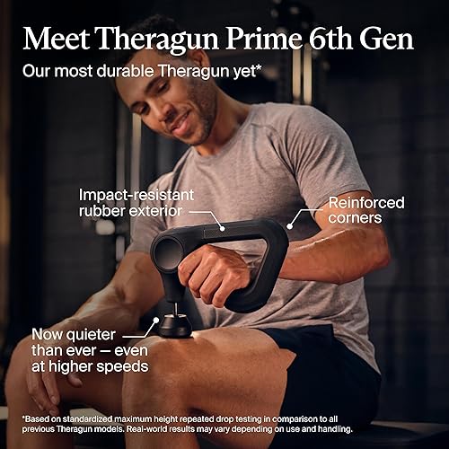 Miniatura 2 de TheraGun Pistola de masaje Prime (6 generación) de Therabody - Tejido profundo, potente masaje en un diseño resistente y duradero para una
