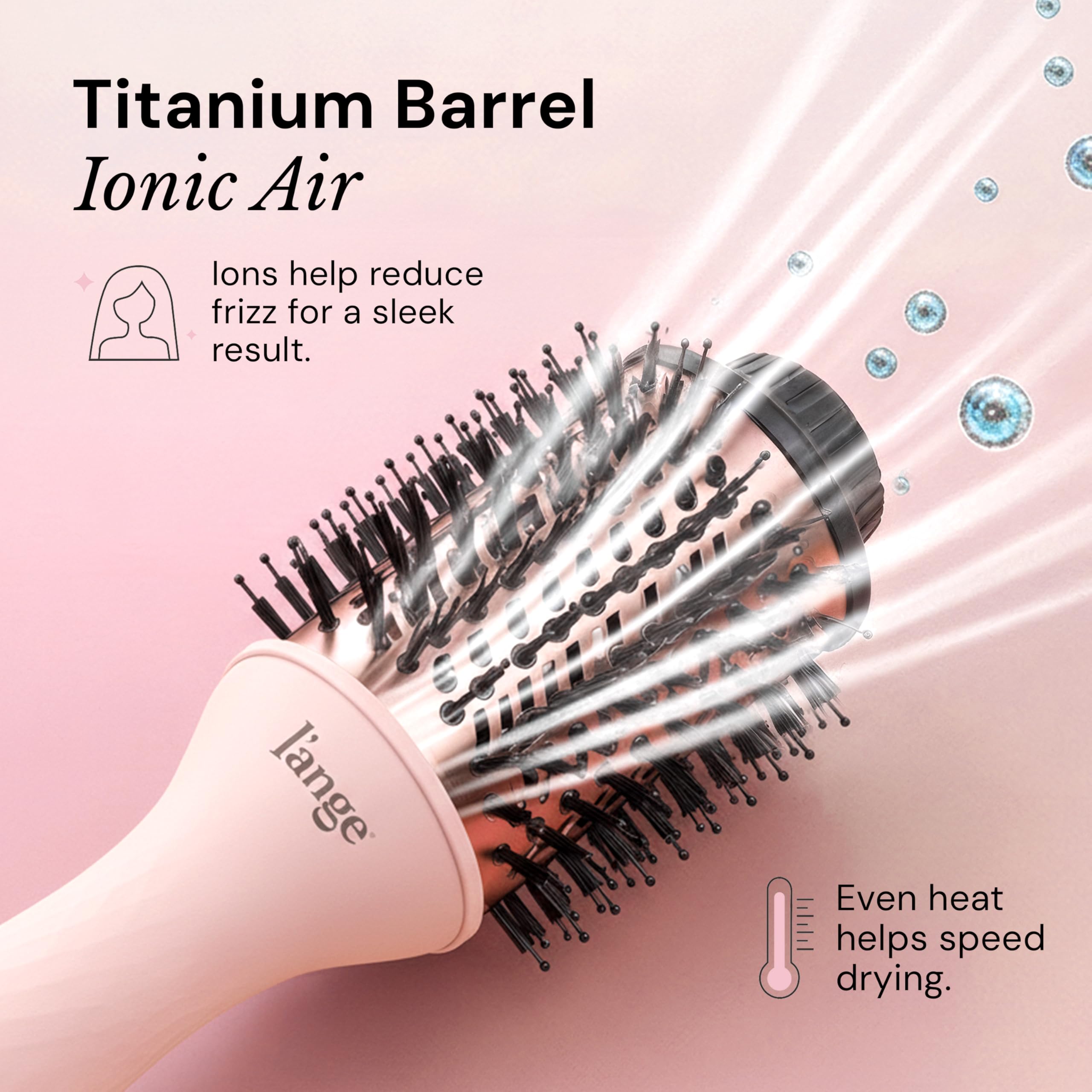 L'ANGE Hair Le Volume Blow Dryer Brush - Frizz Control -5