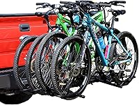 YoungElectric 4-Bike Platform Hitch Rack - 160 lbs Capacity, 2" Receiver, Tiltable Foldable for Cars Trucks SUVs