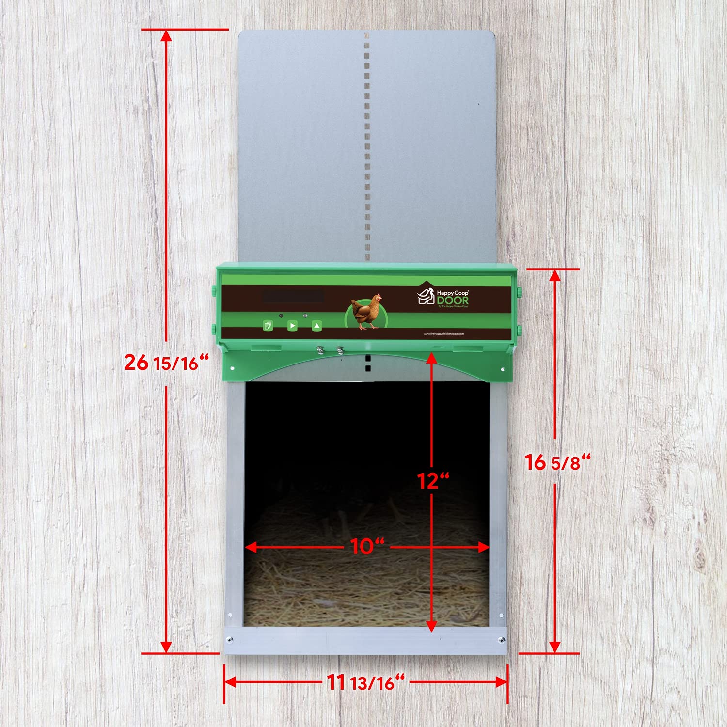 Buy Happy Coop Door Weatherproof Automatic Chicken Coop Door Open