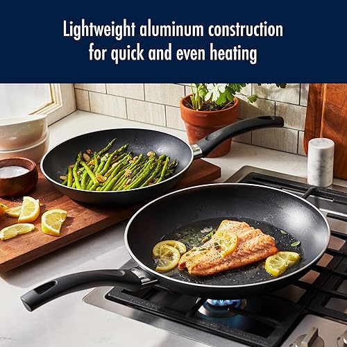 Miniatura 10 de HENCKELS Everlift - Juego de 2 sartenes antiadherentes tradicionales, 8 y 10 pulgadas
