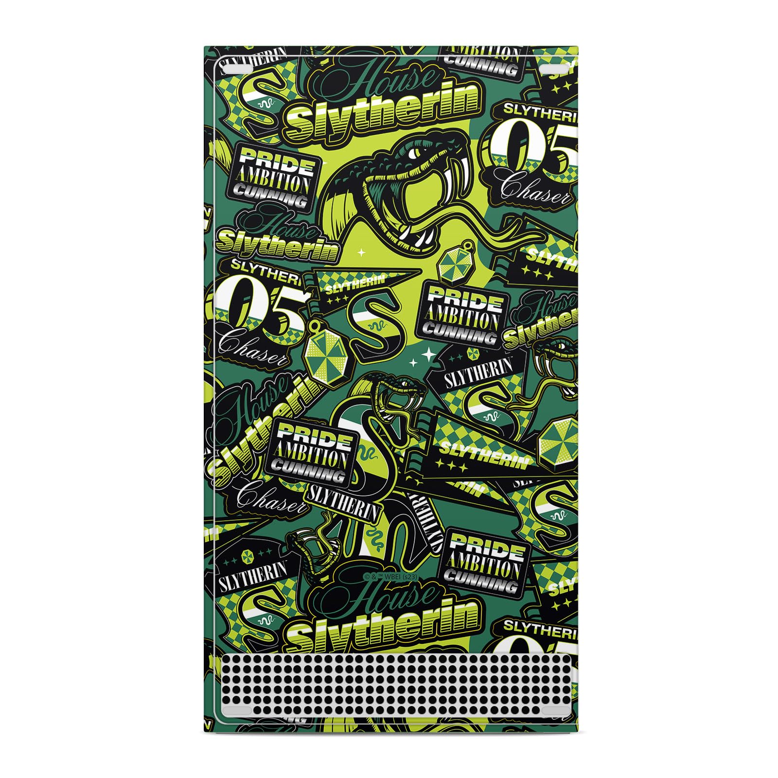 Head Case Designs sous Licence Officielle Harry Potter Motif Slytherin Graphiques Vinyle Autocollant De Jeu Peau Autocollant Couverture Compatible avec Xbox Series S Console and Controller Bundle