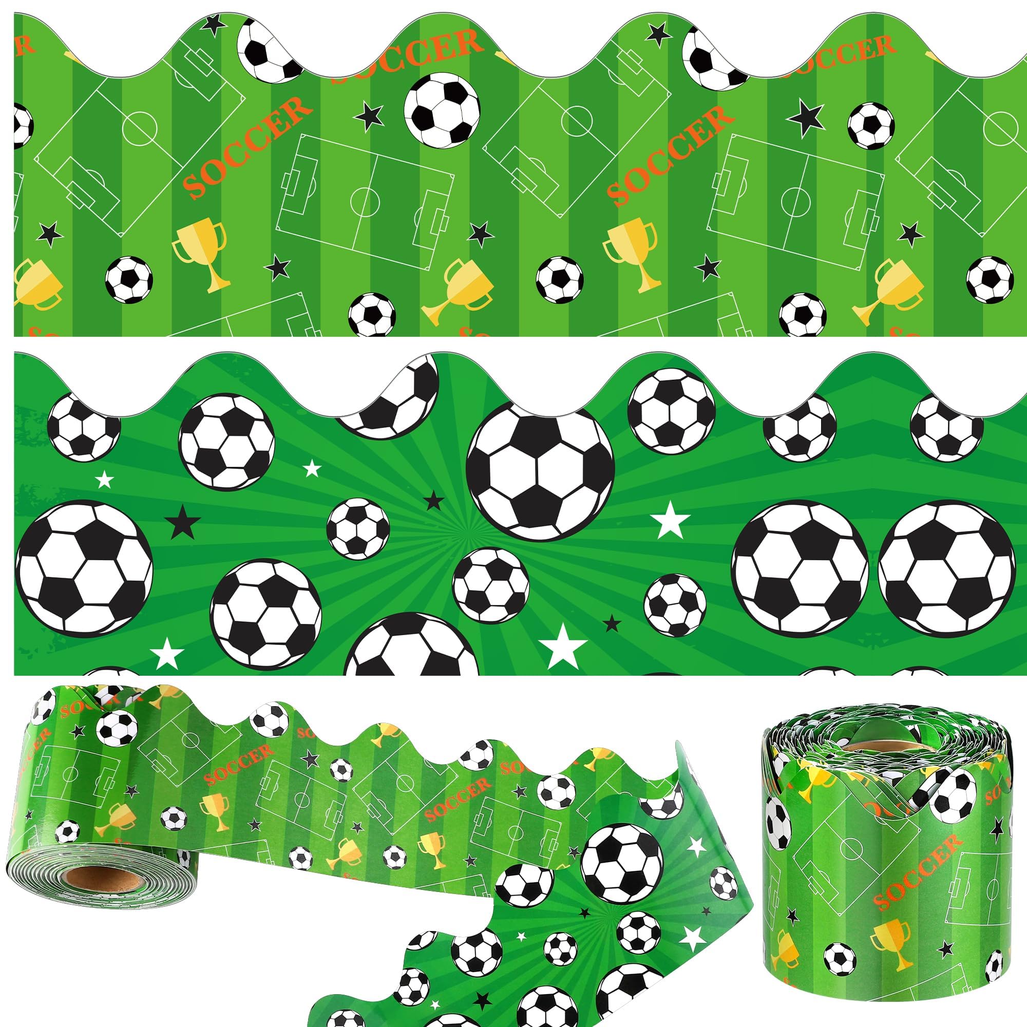 Bordure de tableau d'affichage football Aodaer pour animer une classe ou une fête