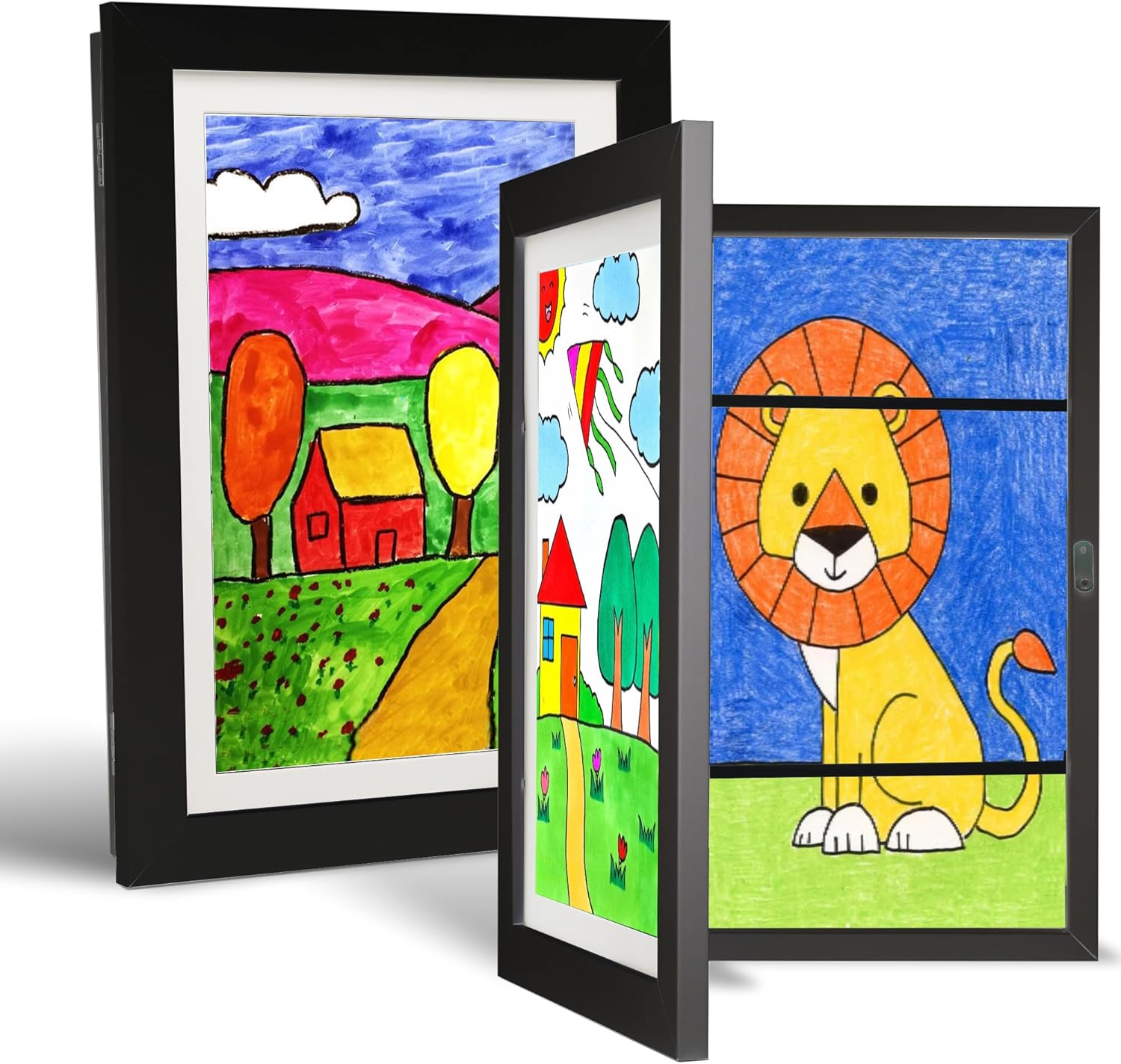 2pcs Kids Art Frames, Front Opening Kids Artwork Frames,Kids Artwork ...