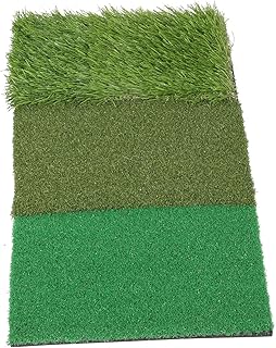 BESPORTBLE Golf Hitting Mat Golfs Trainer Aid Golfing Hitting Mat Portable Hitting Surf Putting Practice Mat Indoor Practical Golfs Mat Golfs Practice Net Professional Golfs Turf Rubber Major