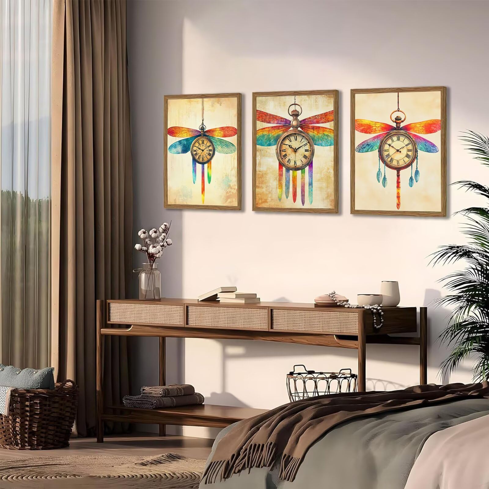Generico Cnyaunfi 3 Pezzi Beige Pittura Diamante Fai-Da-Te, 5D Giallo Diamond Painting Kit Completo per Hobby Creativi Adulti, Per La Decorazione Della Parete Di Casa 70x90cm YF-3566