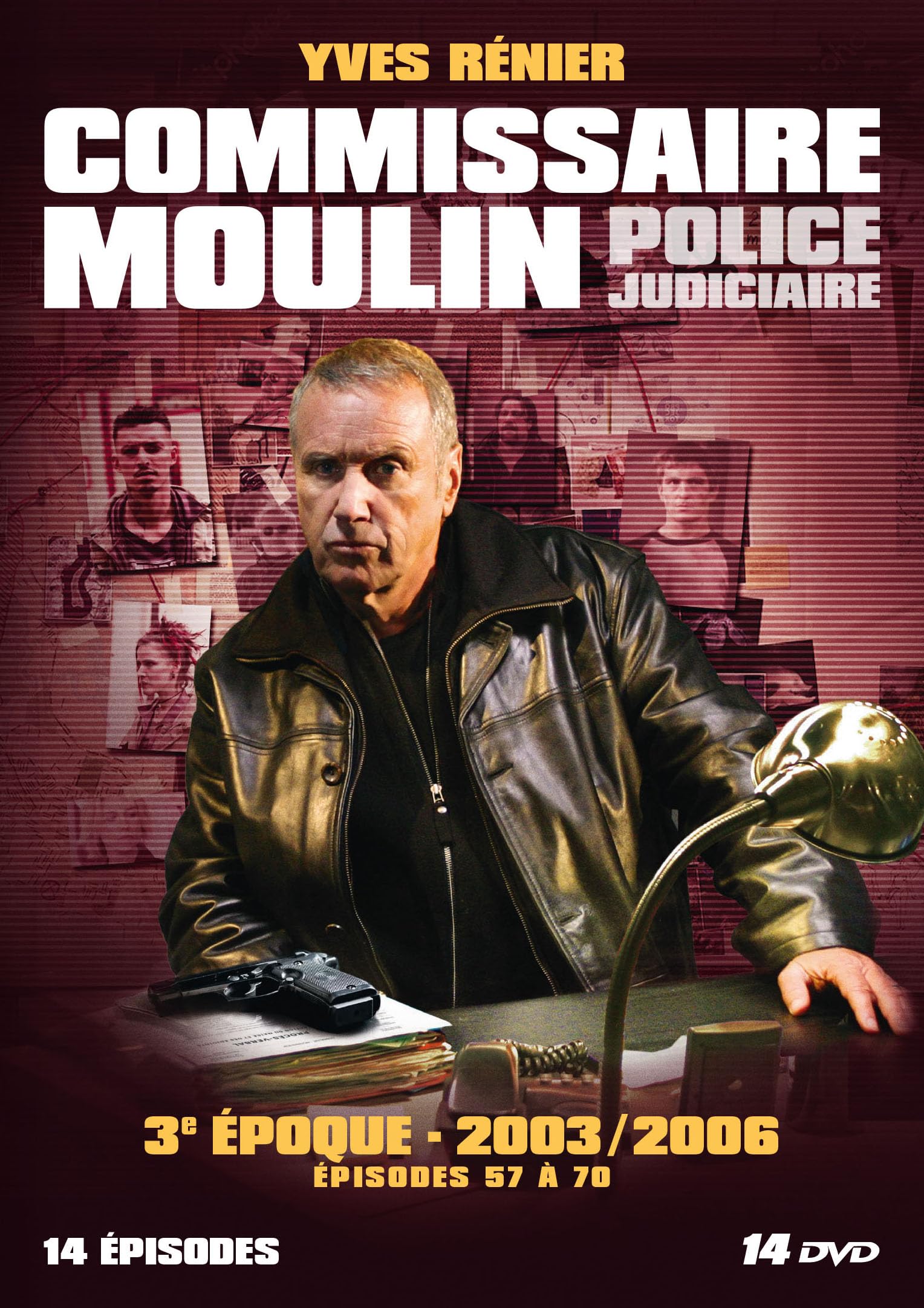 [Elephant Films] Edition officielle française - Commissaire Moulin - Police Judiciaire - 3e époque : 2003/2006 - Coffret 14 DVD