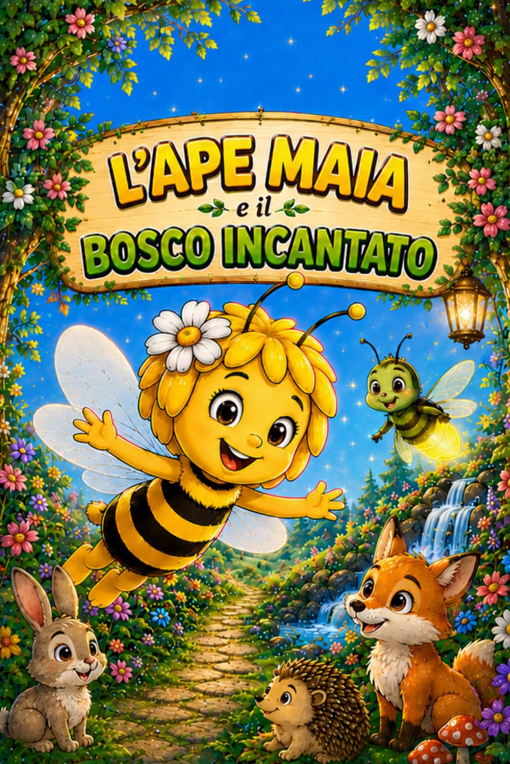 L'APE MAIA E IL BOSCO INCANTATO: Storia illustrata con pagine da colorare. Per bambini dai 3 ai 7 anni (Le Avventure dell'Ape Maia)