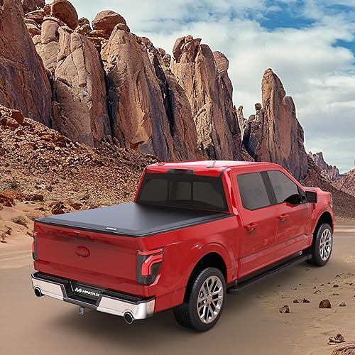 Miniatura 8 de MOSTPLUS Cubierta enrollable de vinilo suave para caja de camioneta tonneau compatible con Ford Ranger FlaresideSplash 1993-2011 con cama de 6 pies