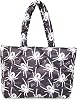 Betsey Johnson Womens Holding Pattern Pillow Tote, BlackWhite