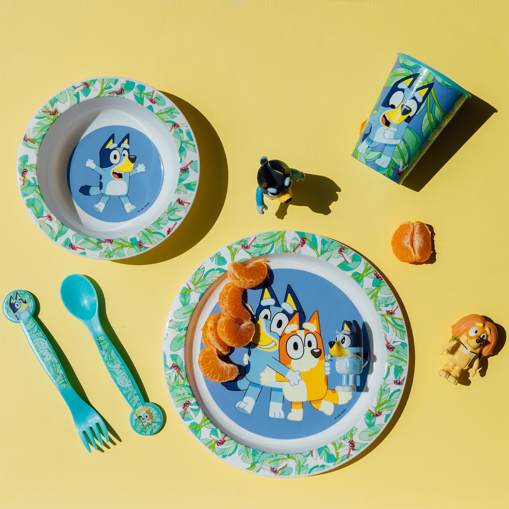 Amazon | Bluey Reusable Microwaveable Kids Tableware Set - Cup