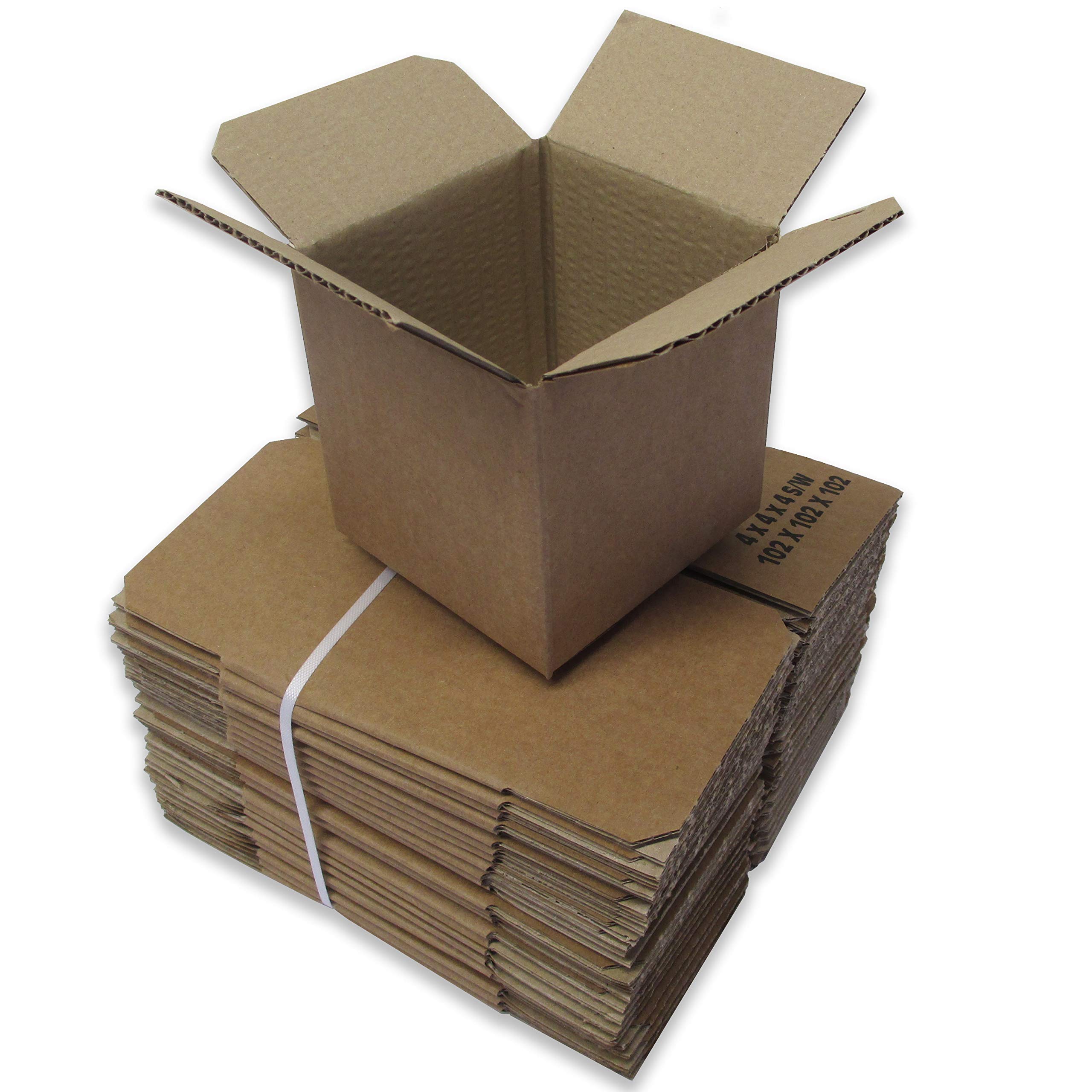 W.e. Roberts 25 X Postal Mailing Cardboard Boxes 4 X 4 X 4" Single Wall (50)