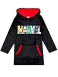 Kids Blanket Hoodie Oversized Fleece Ultra Soft and Cosy Black One Size