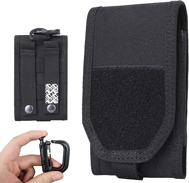 LefRight EDC Tactical Nylon Molle Large Mobile Phone Belt Holder Holster Pouch Case