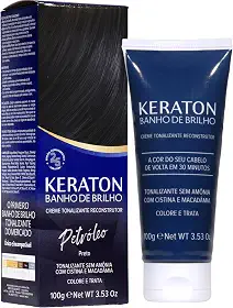 Banho De Brilho Keraton 100G Petroleo