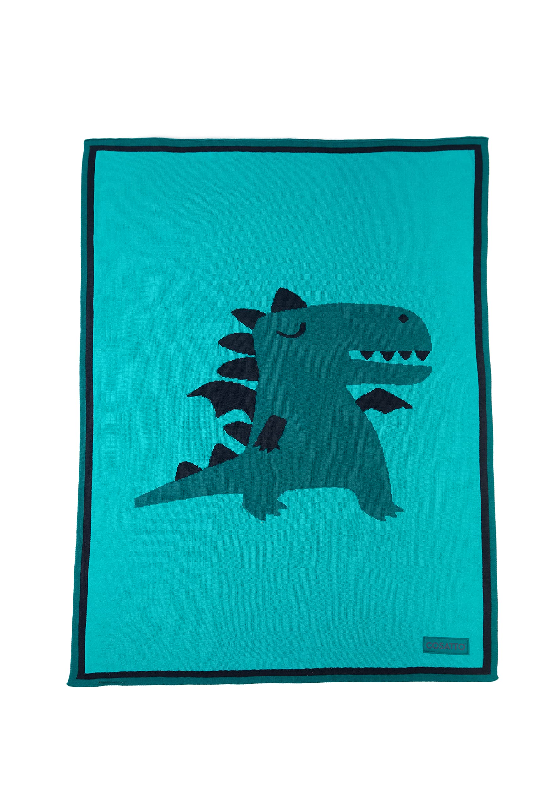 Cosatto - Baby Blankets - Toddler & Newborn Essentials 100% Combed Cotton Blanket - Cosy Throw Blanket For Kids - Perfect Bedding - Dragon Kingdom