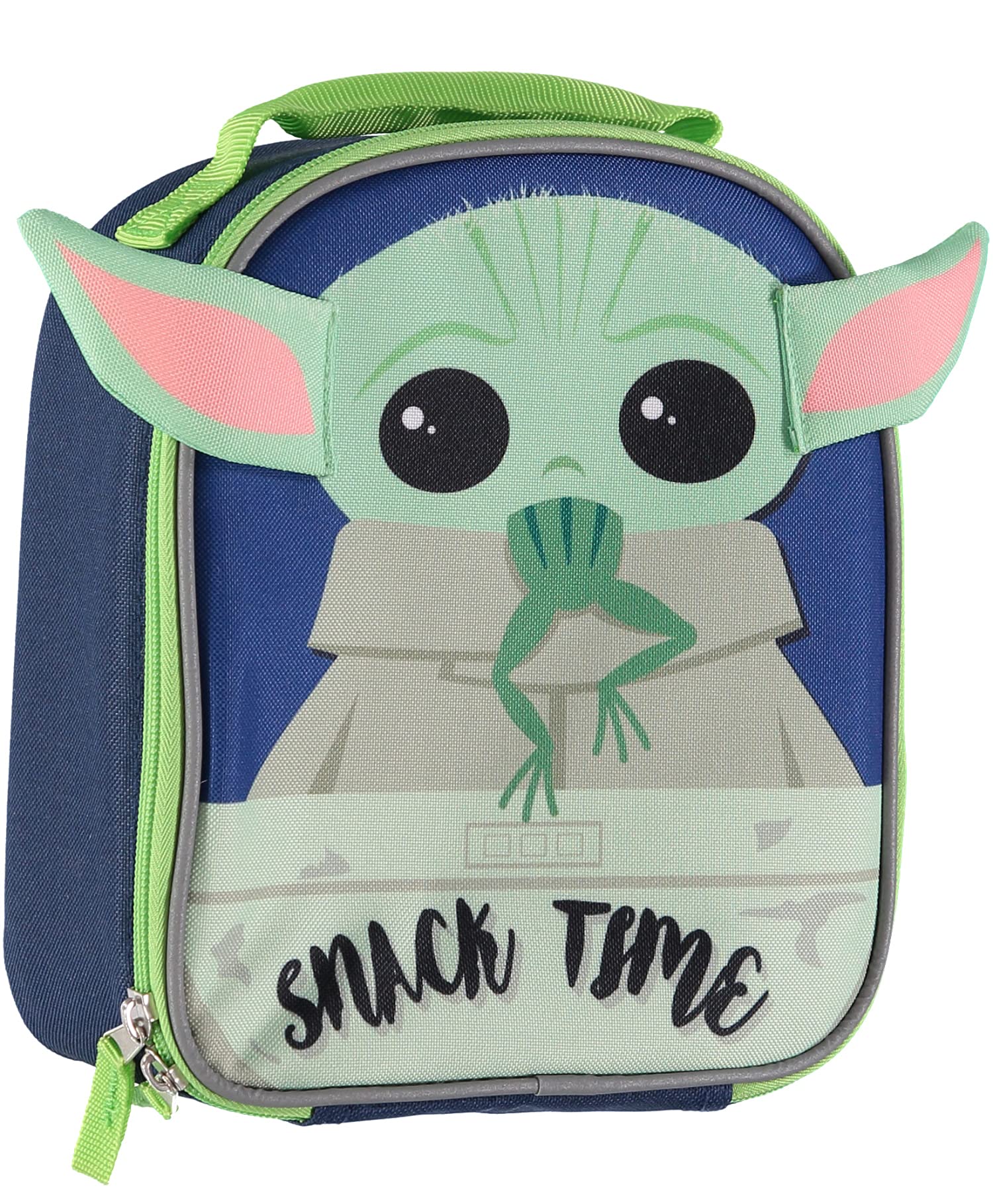 Star Wars The Mandalorian The Child Baby Yoda Lunch Box, Snack Time, Green, One Size, (C5994PSTW)