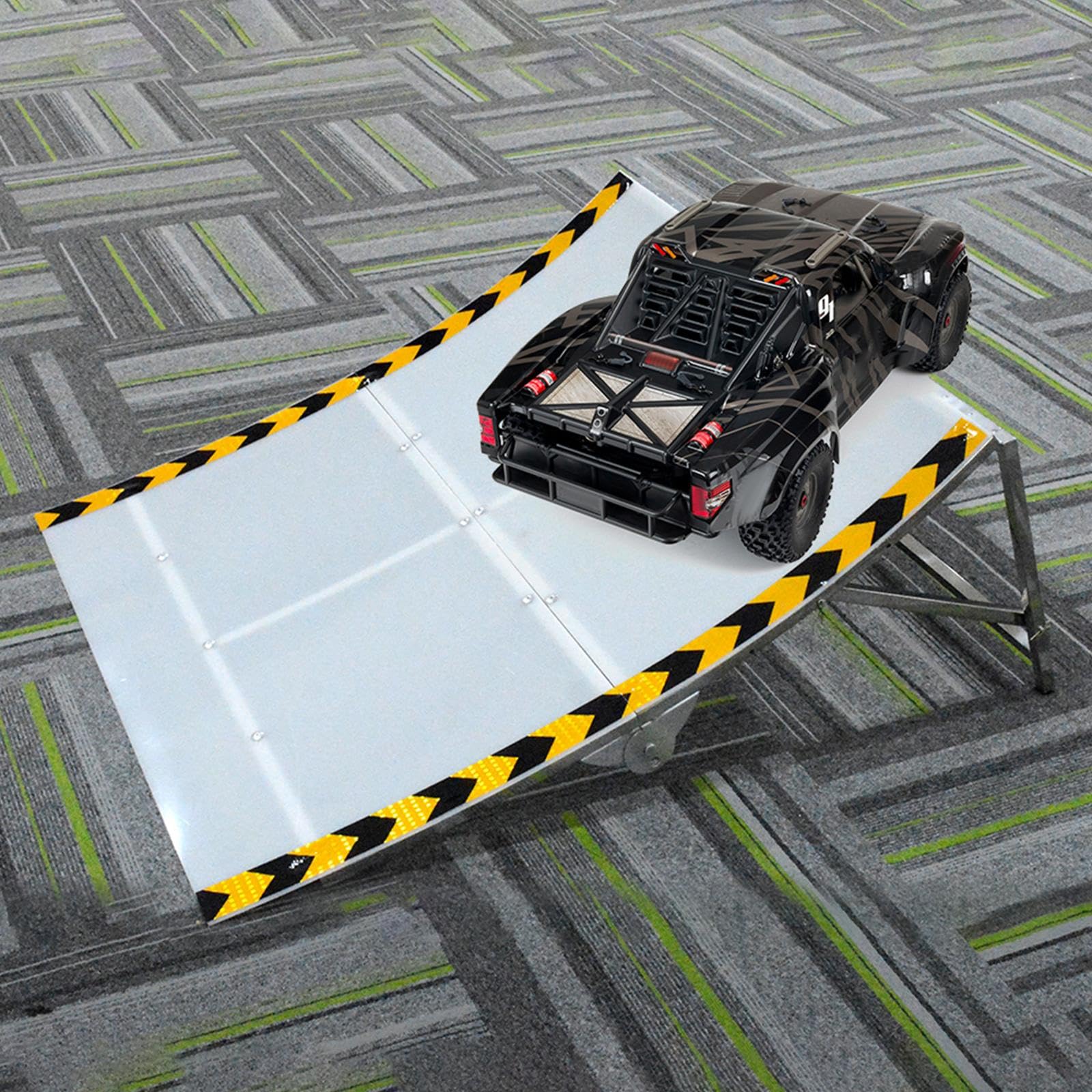 Rampa Plegable Y Estable con Pendiente Curva para Coches RC a Escala 1/8 Y 1/5.