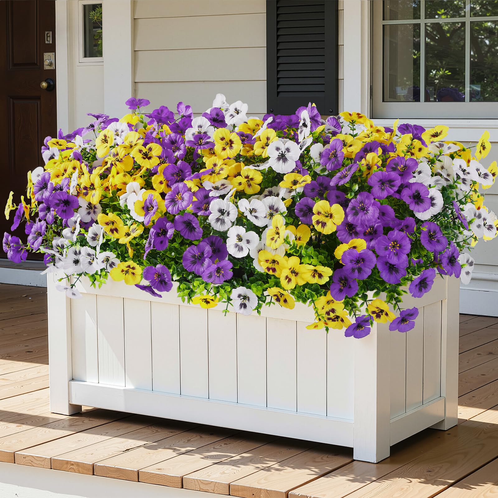 Amazon.com: Alupssuc 24 Bundles Artificial Flowers for Outdoors