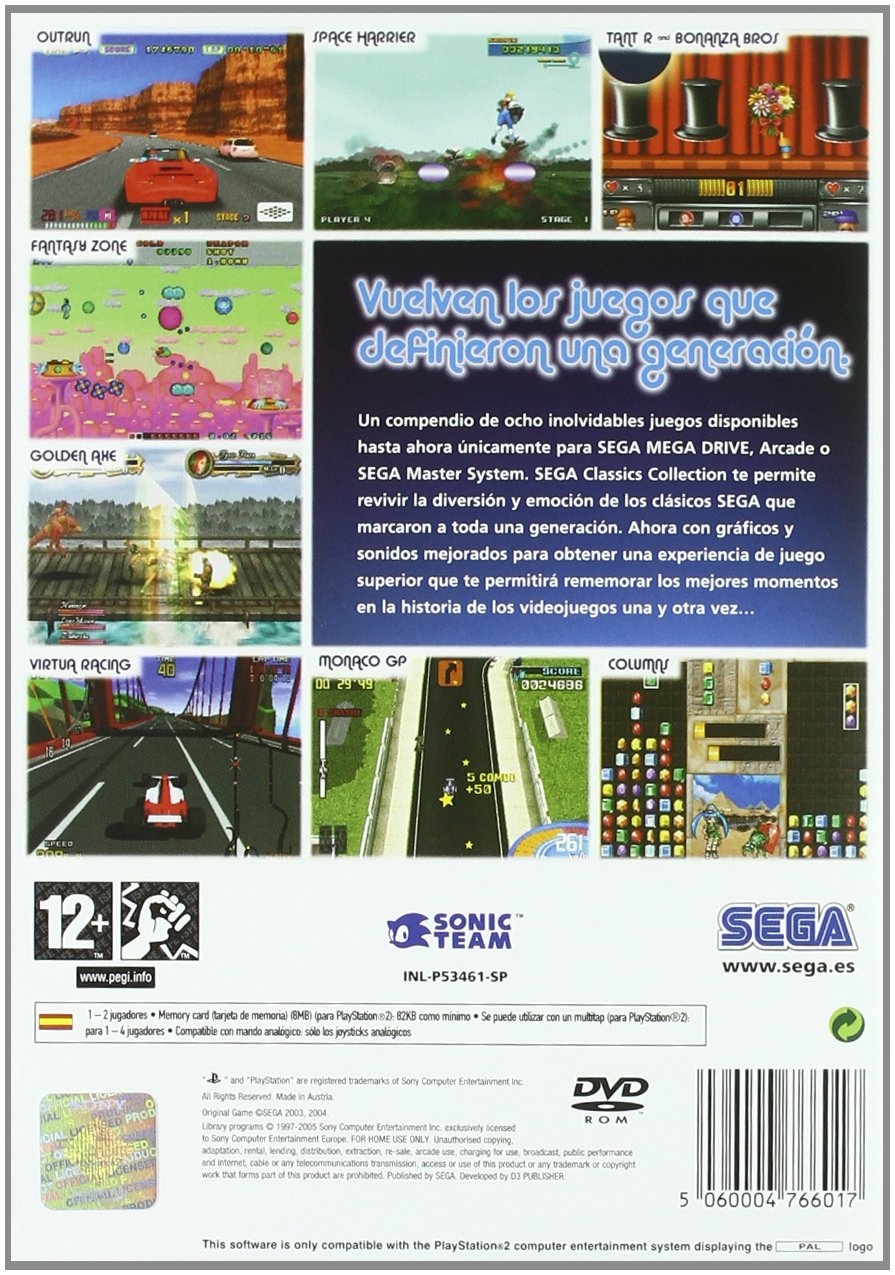 SEGA CLASSICS COLLECTION BLUELINE