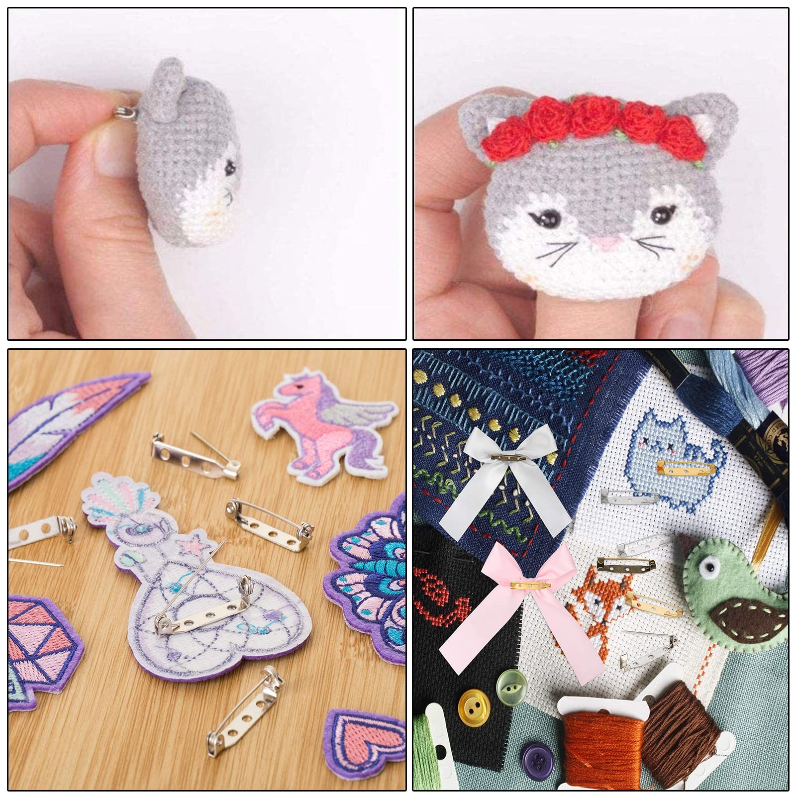 Mini Épingles à Nourrice 2 Cm - Lot Broches De Sécurité Pour Bijoux, Artisanat & Couture