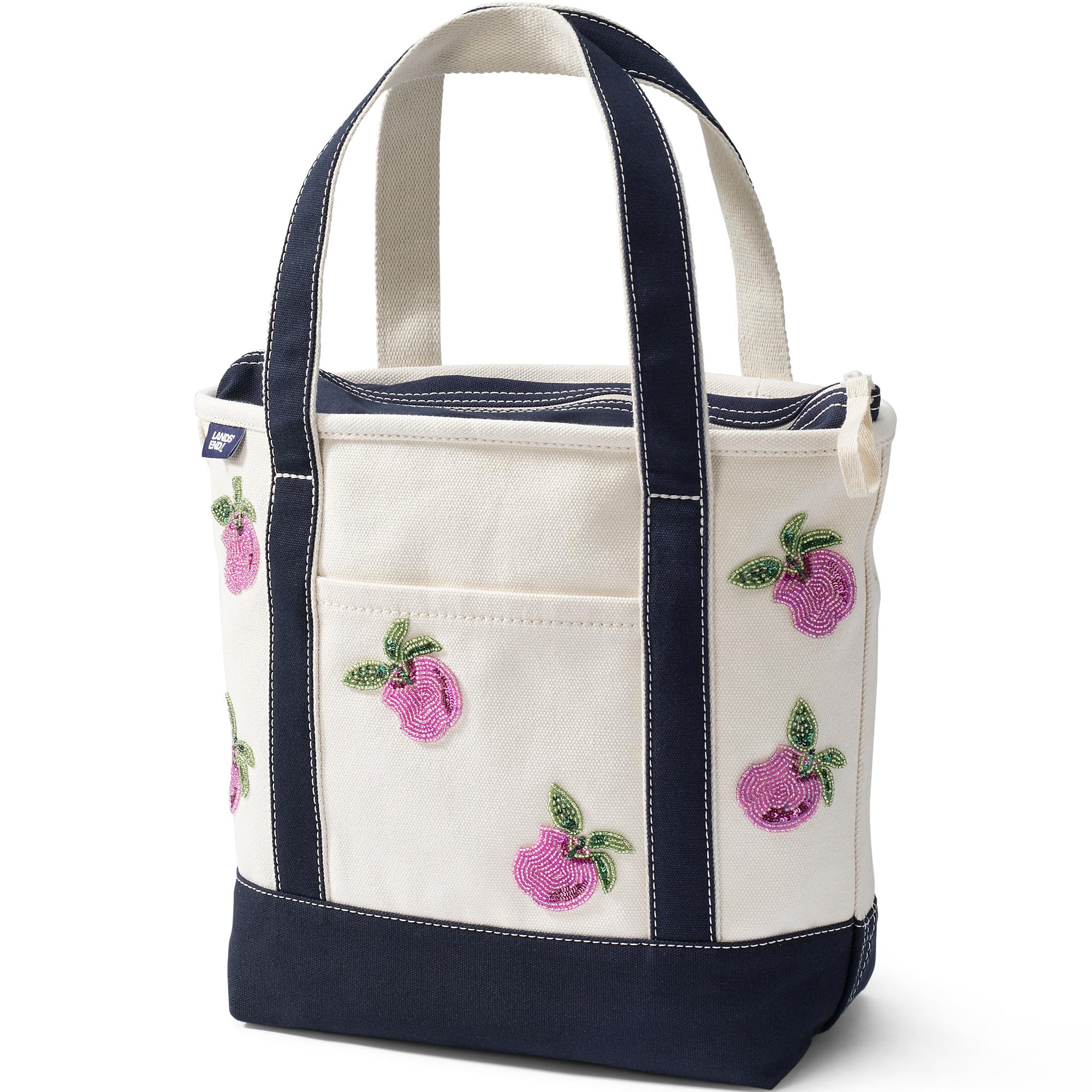 Lands' End Zip Canvas Tote