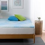 ZINUS 1.5/2/3/4-inch Swirl Gel Cooling Memory Foam Mattress Topper, Cooling Airflow Design, CertiPUR-US Certified (1.5 in, Full)