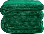 L'AGRATY Knitted Weighted Blanket - 60"x80" 15lbs Cooling Chunky Knit Heavy Blanket for Adults Braided Crochet Throw Thick Cable Yarn Knit Decorative Blanket No Beads Evenly Weighted Machine Washable