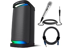 Ultimate Party Speaker Trio: XP700, Microphone, Audio Cable