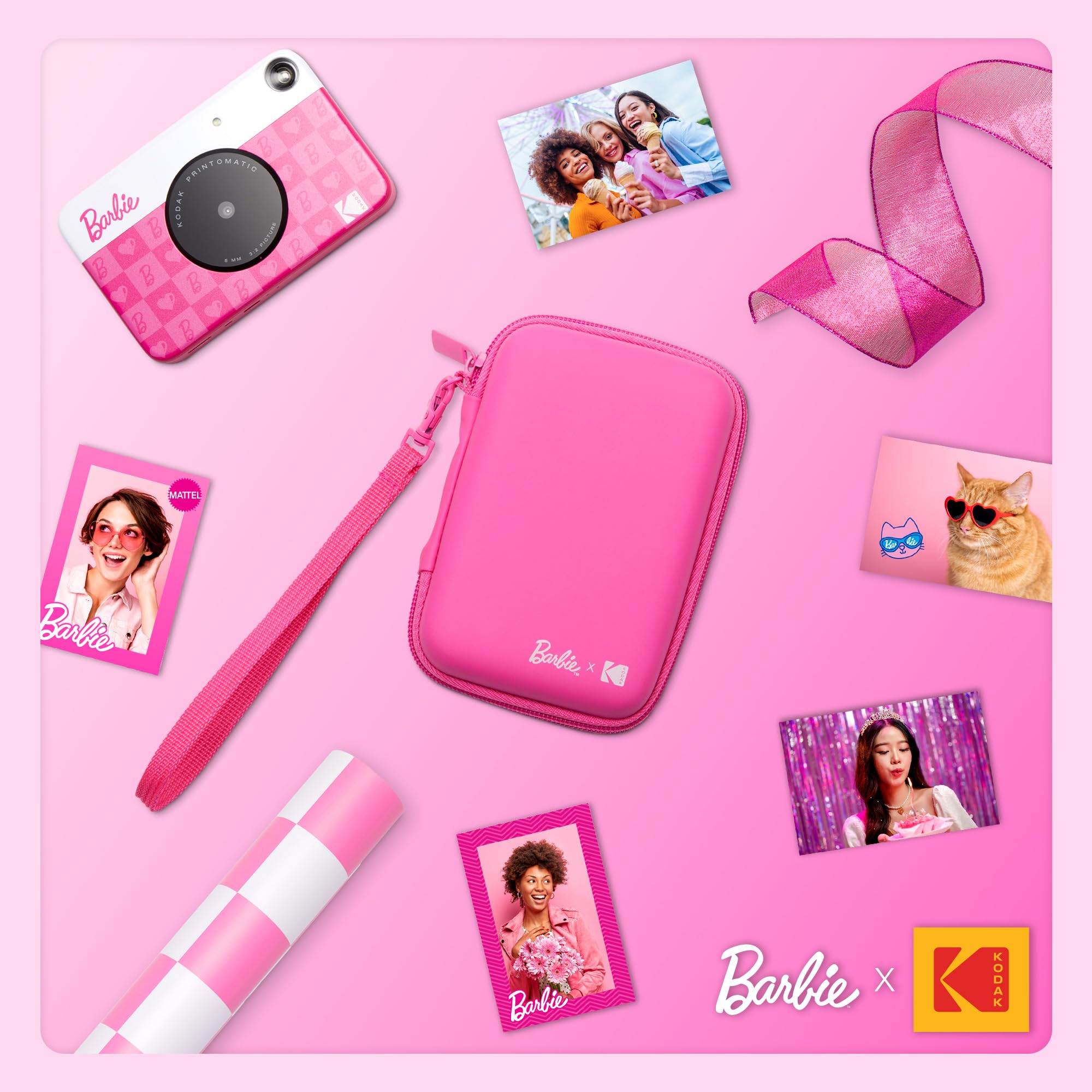 Amazon.co.jp: Kodak x Barbie EVAケース 取り外し可能なストラップ