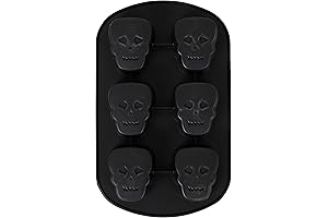 Wilton Halloween Skull Non-Stick Silicone Baking Molds