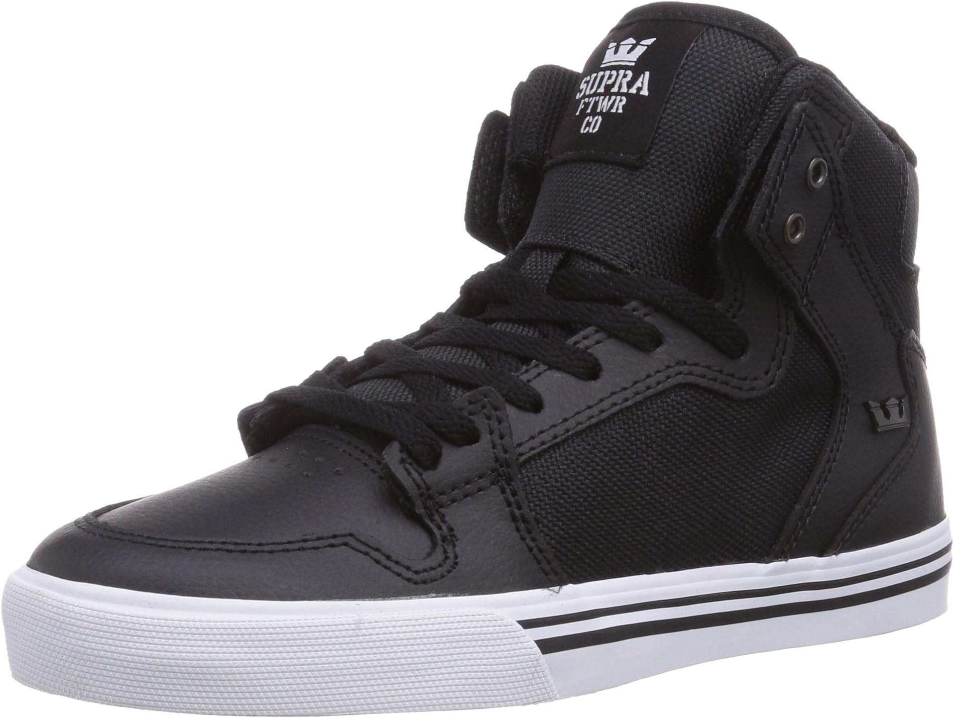Supra Kids Boy's Vaider (Little, Black/Black, 5.5 Big Kid M